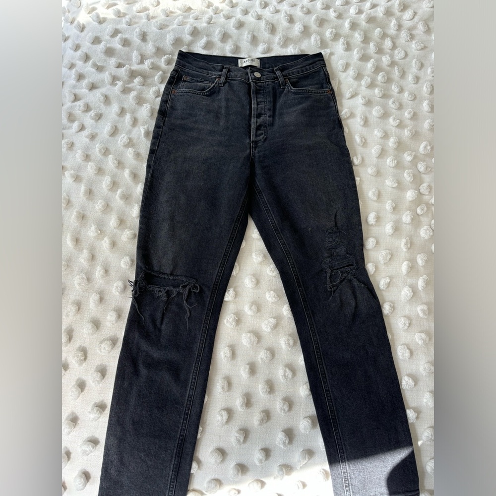 AGOLDE Nico high rise slim jeans